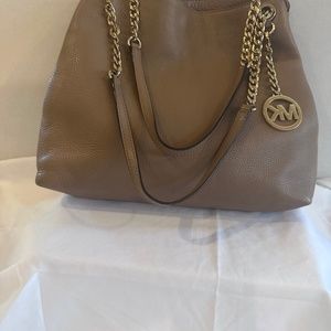 Michael kors leather handbag